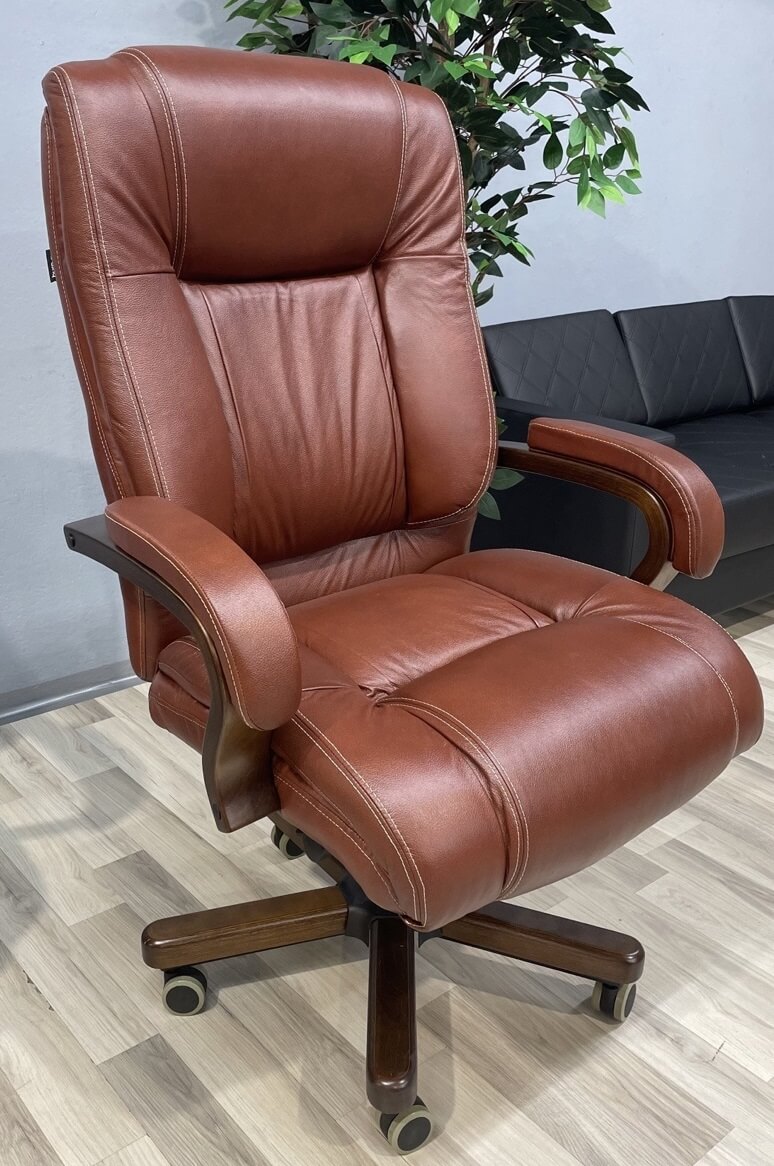 Кресло руководителя бюрократ t 9925walnut